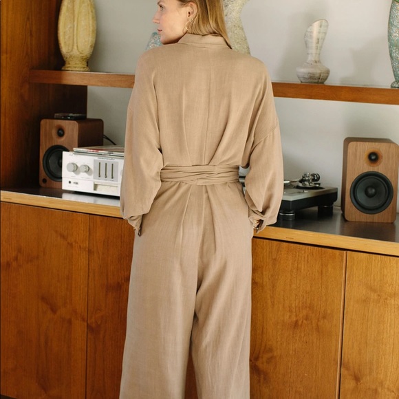 Rachel pally linen Harper jumpsuit - Picture 4 of 7